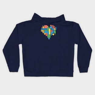 Lovely Blocks Kids Hoodie